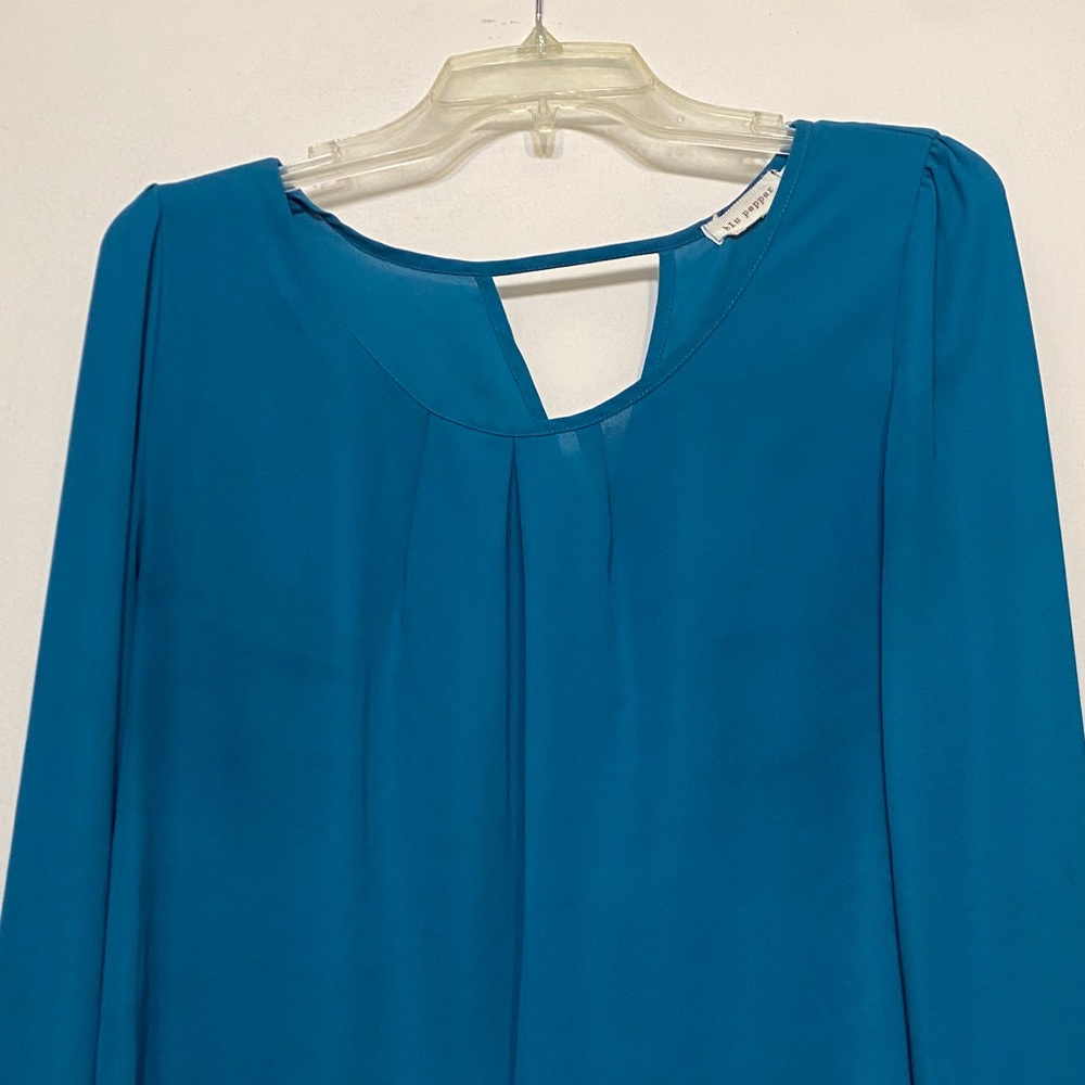 Blu Pepper Teal Blouse